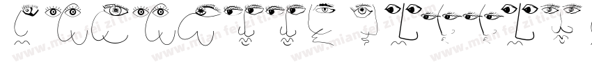 facabook letter face字体转换